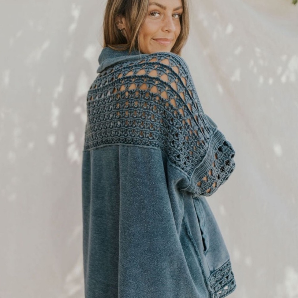 NWOT Free People Dune Buggy Cardi - Picture 3 of 4